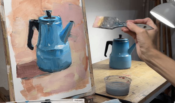 Portada_Pintura de una cafetera del natural desde cero