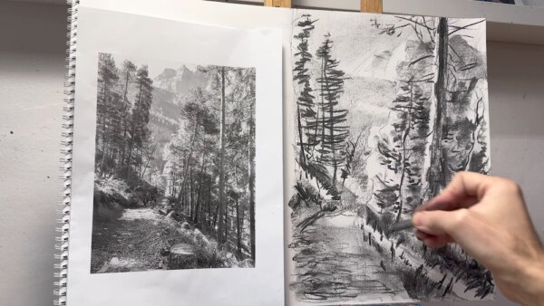 Dibujo_paisaje_carboncillo