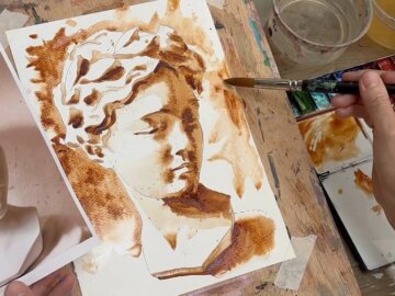 Aprender a pintar un busto a la Acuarela