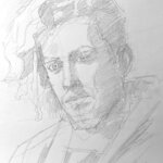 Como dibujar un retrato a lápiz. Sombras 1 dibujo retrato