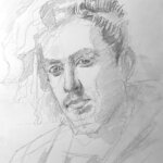 Como dibujar un retrato a lápiz. Sombras 2 dibujo retrato